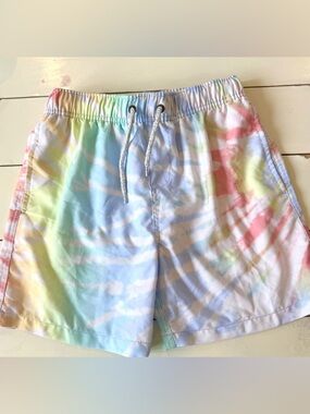 Endless Summer Boys Swim Trunks Sz 12 Tie Dye colors